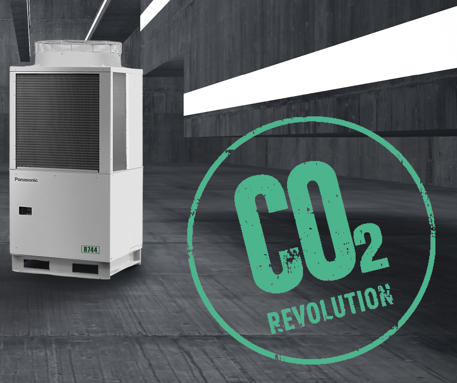 CO2-K&auml;lteanlagen zur Normal- und Tiefk&uuml;hlung lassen sich mit dem neuen 16 kW Verfl&uuml;ssigungssatz von Panasonic realisieren.