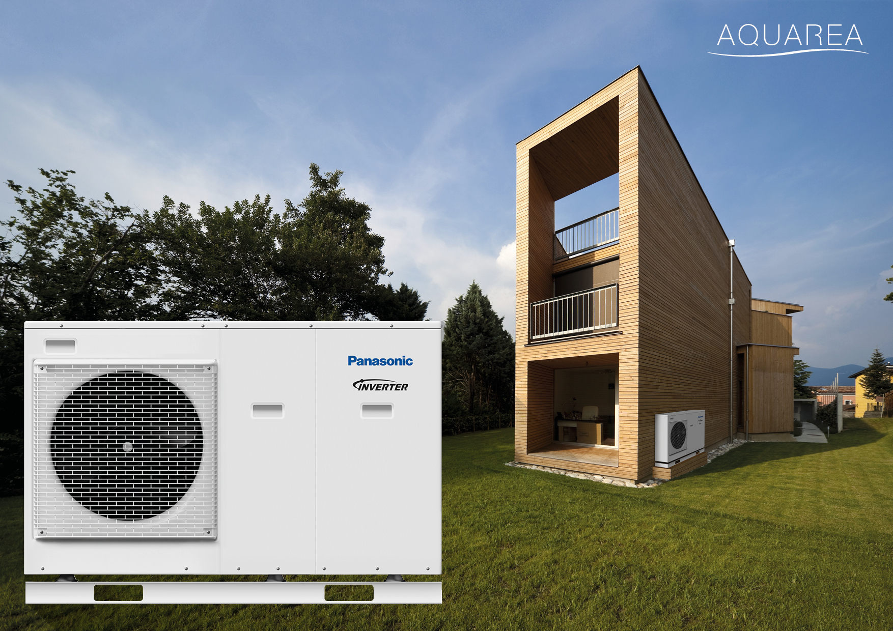 Die kompakten Aquarea Monoblock-Ger&auml;te von Panasonic k&ouml;nnen ohne K&auml;lteschein installiert werden.