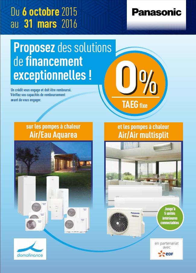 Partenariat EDF - Panasonic - Domofinance