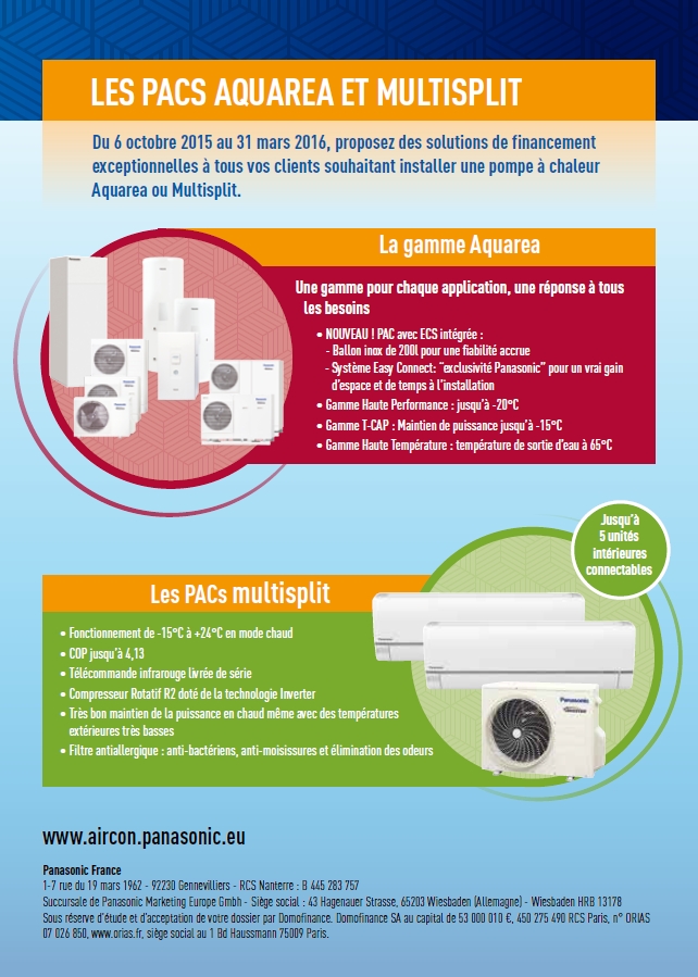 Partenariat EDF - Panasonic - Domofinance