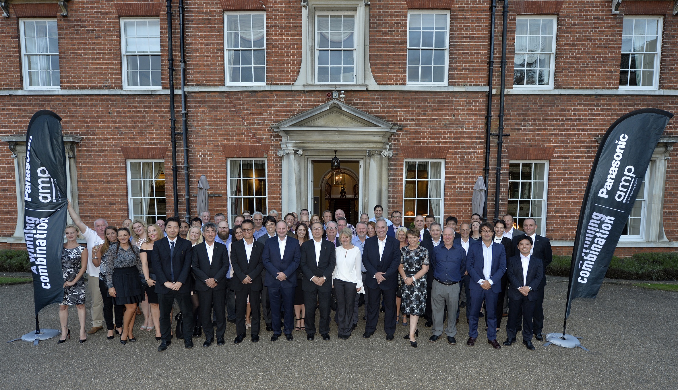 AMP and Panasonic staff