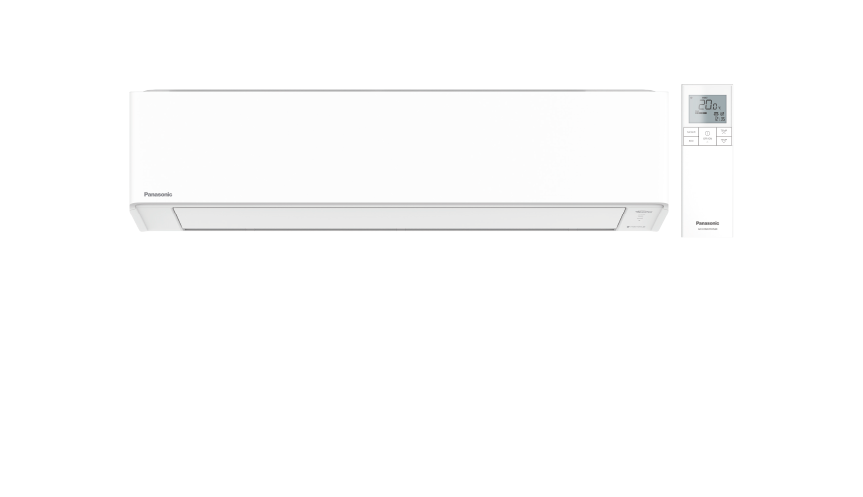 Panasonic TZ 6,0–7,1 kW serijos baltas vidinis blokas ir pultelis